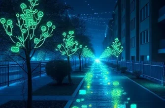 Генная модификация водорослей для биолюминесцентного уличного освещения городов